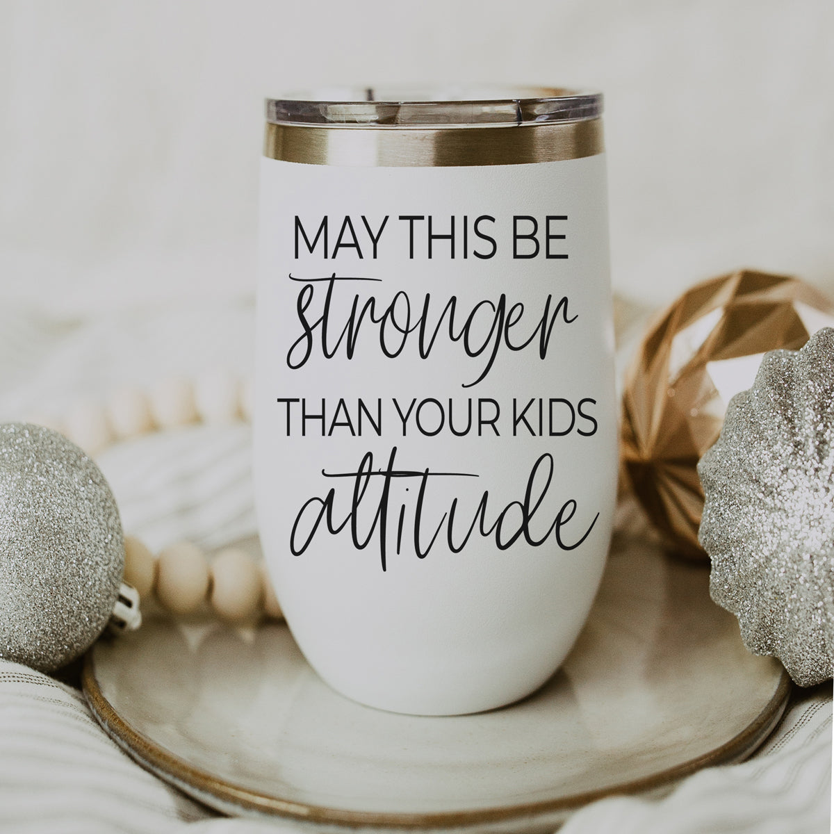 Kids Attitude - Wine Tumbler