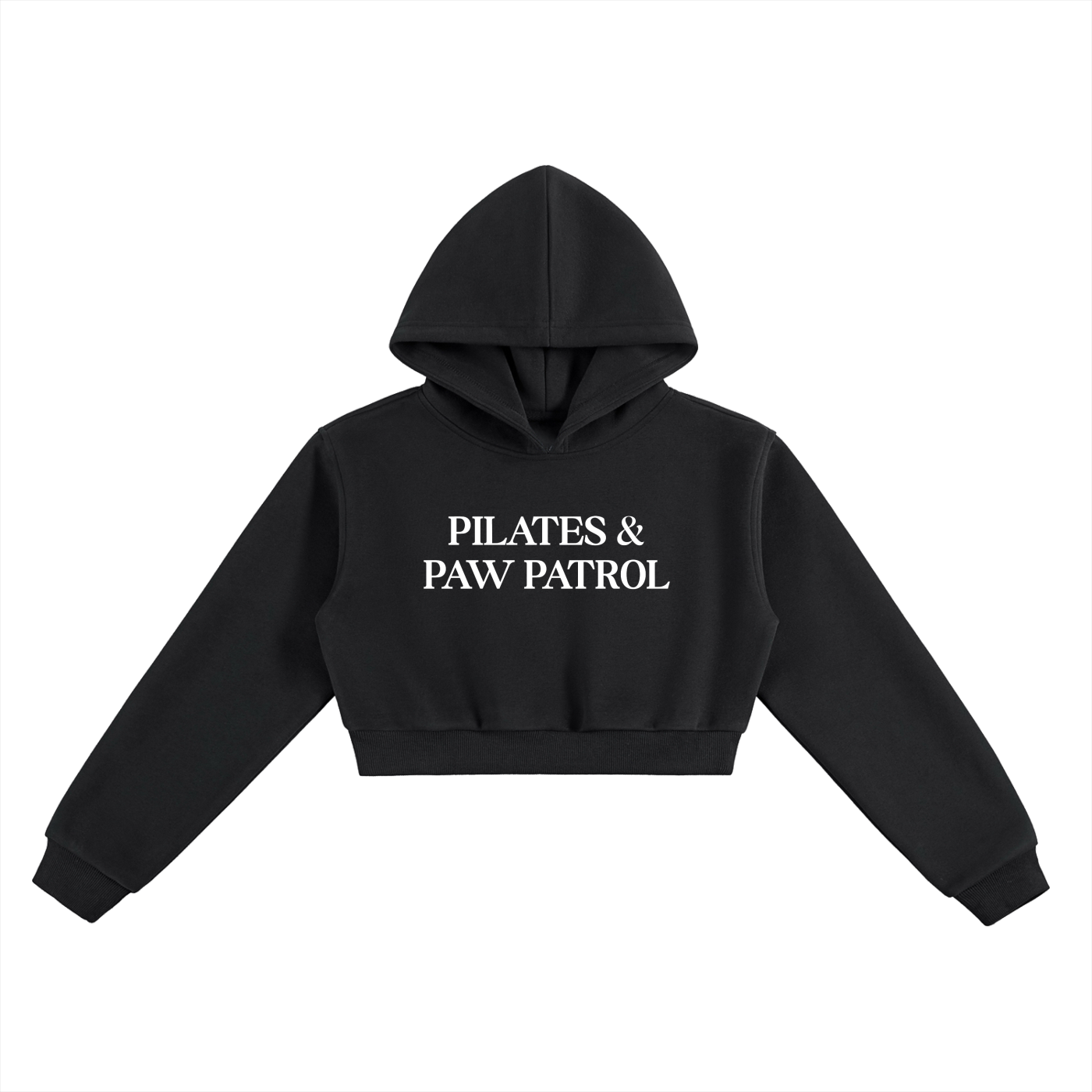 PAW PATROL & PILATES CORE CROP HOODIE