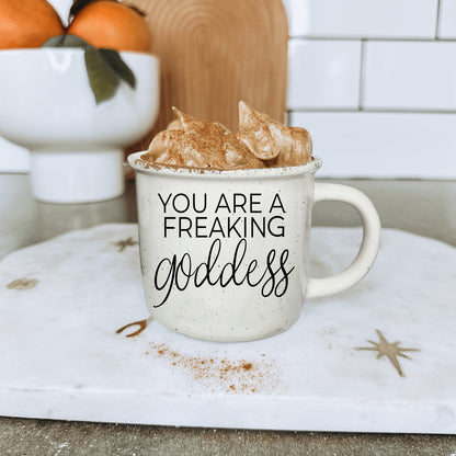 'Freaking Goddess' - Ceramic Mug