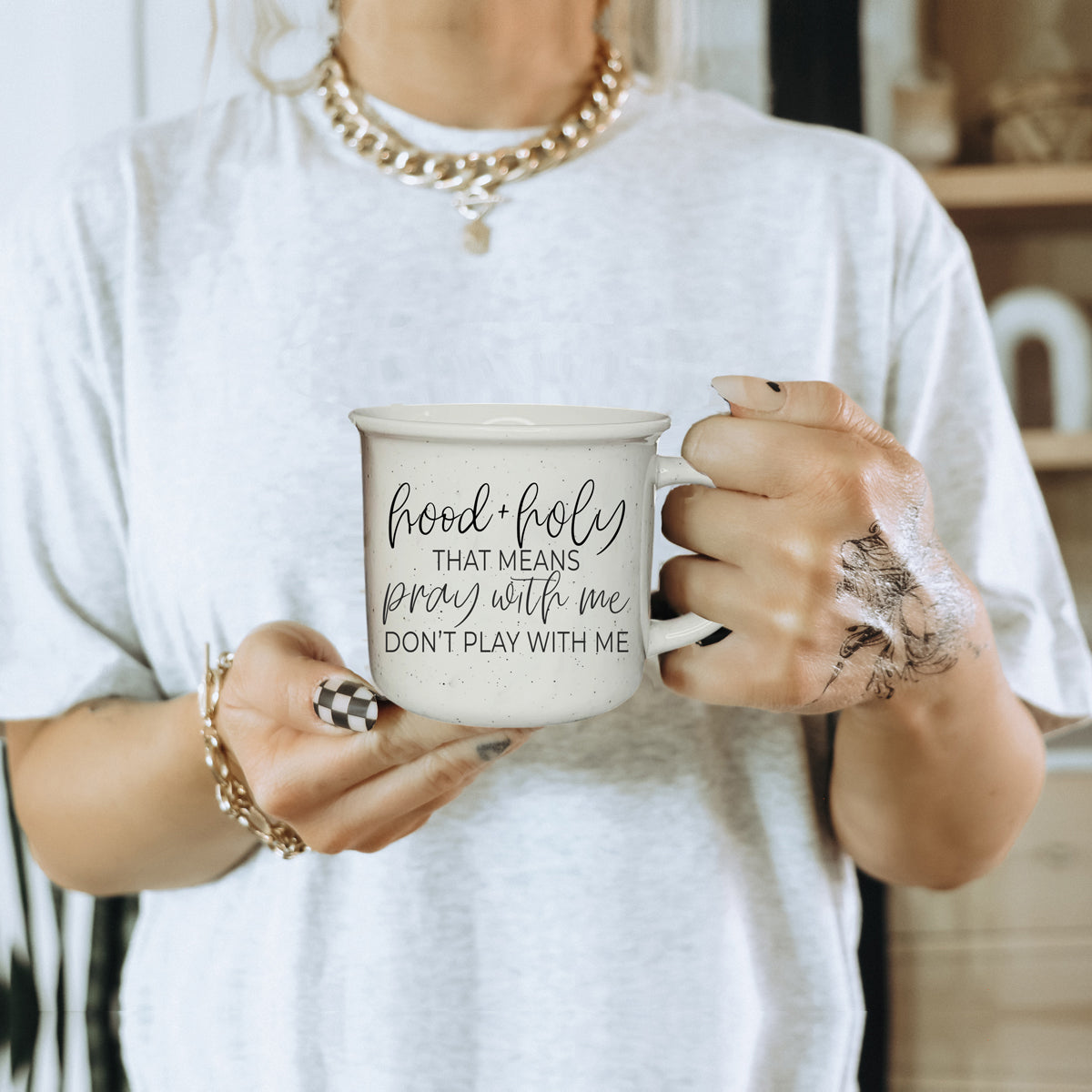 'Hood + Holy' - Ceramic Mug
