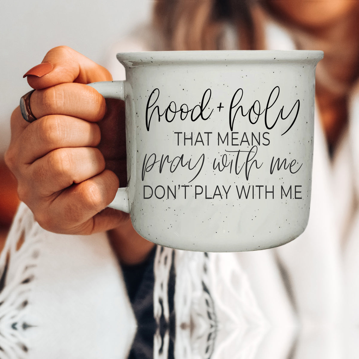 'Hood + Holy' - Ceramic Mug