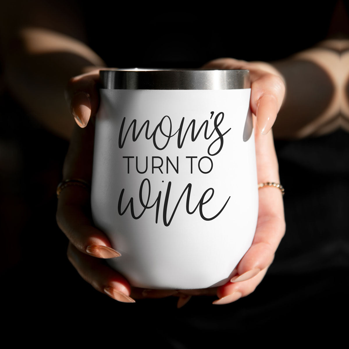 'Mom's Turn' - Wine Tumbler