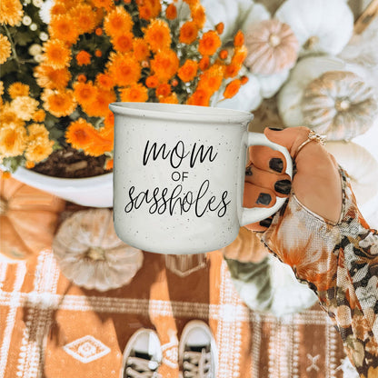Mom of Sassholes - Ceramic Mug