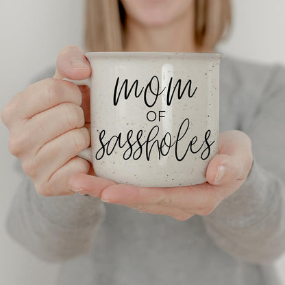 Mom of Sassholes - Ceramic Mug