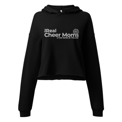 JUNIOR TROJANS CHEER CROP LUXE HOODIE
