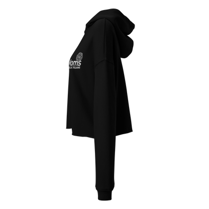 JUNIOR TROJANS CHEER CROP LUXE HOODIE